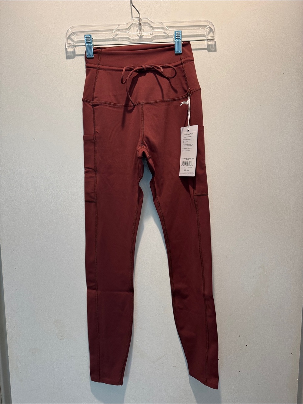 Tavi 7/8 Tie Waist Pocket Leggings-Sahara